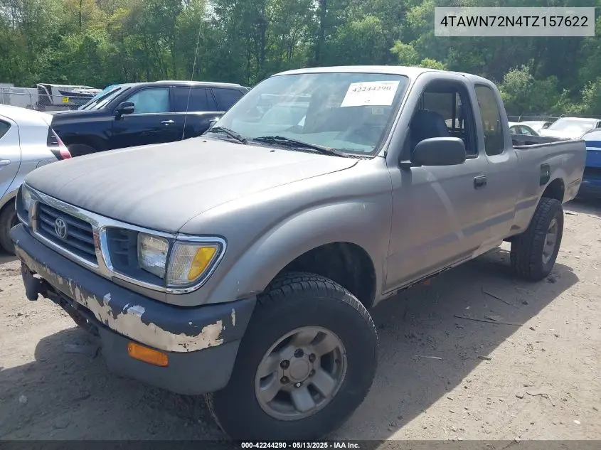 1996 Toyota Tacoma Xtracab VIN: 4TAWN72N4TZ157622 Lot: 42244290