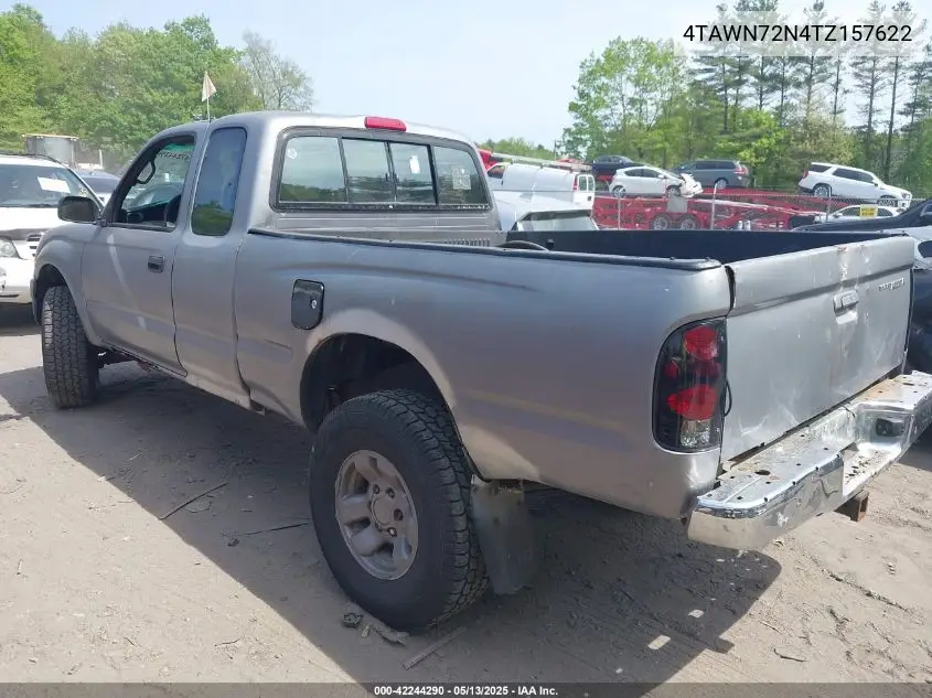 1996 Toyota Tacoma Xtracab VIN: 4TAWN72N4TZ157622 Lot: 42244290