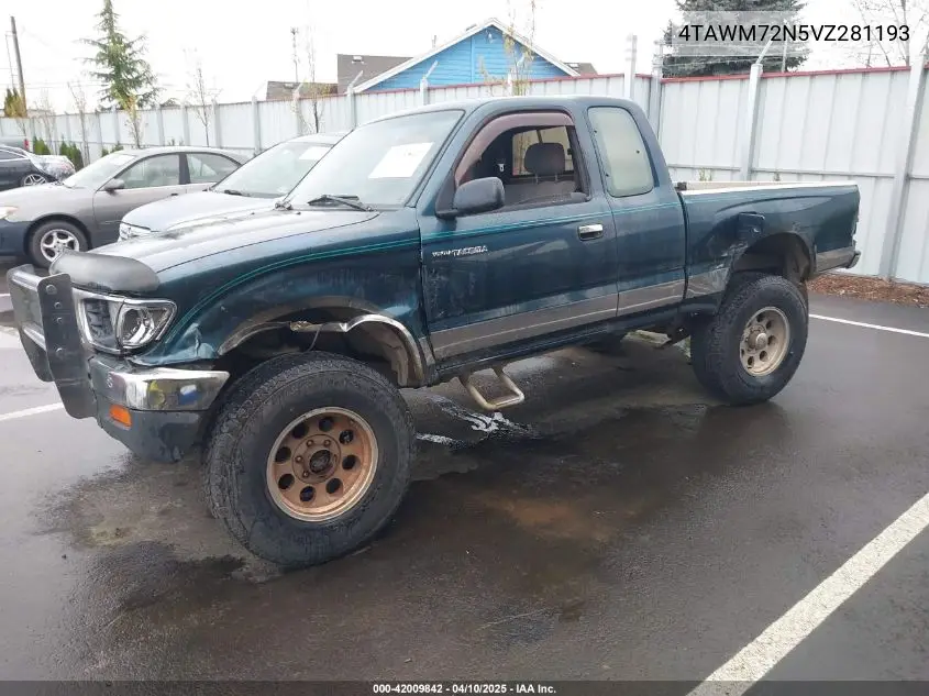 1997 Toyota Tacoma VIN: 4TAWM72N5VZ281193 Lot: 42009842