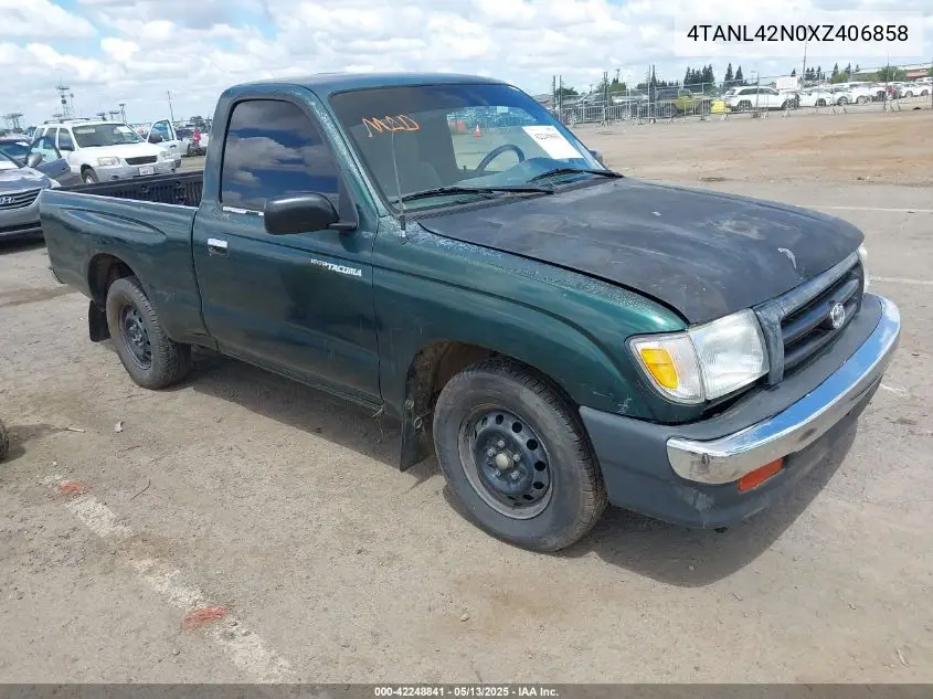 1999 Toyota Tacoma VIN: 4TANL42N0XZ406858 Lot: 42248841
