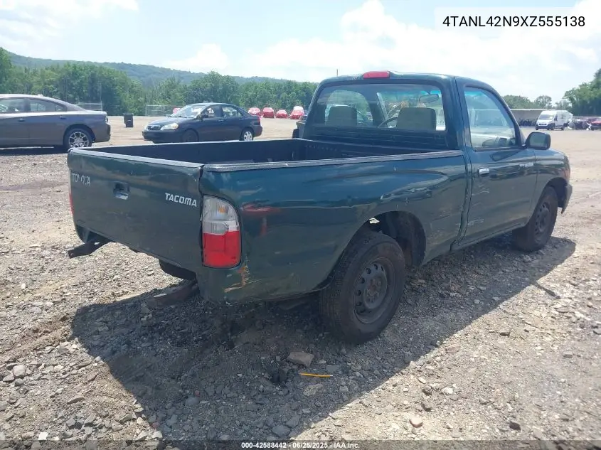 1999 Toyota Tacoma VIN: 4TANL42N9XZ555138 Lot: 42588442