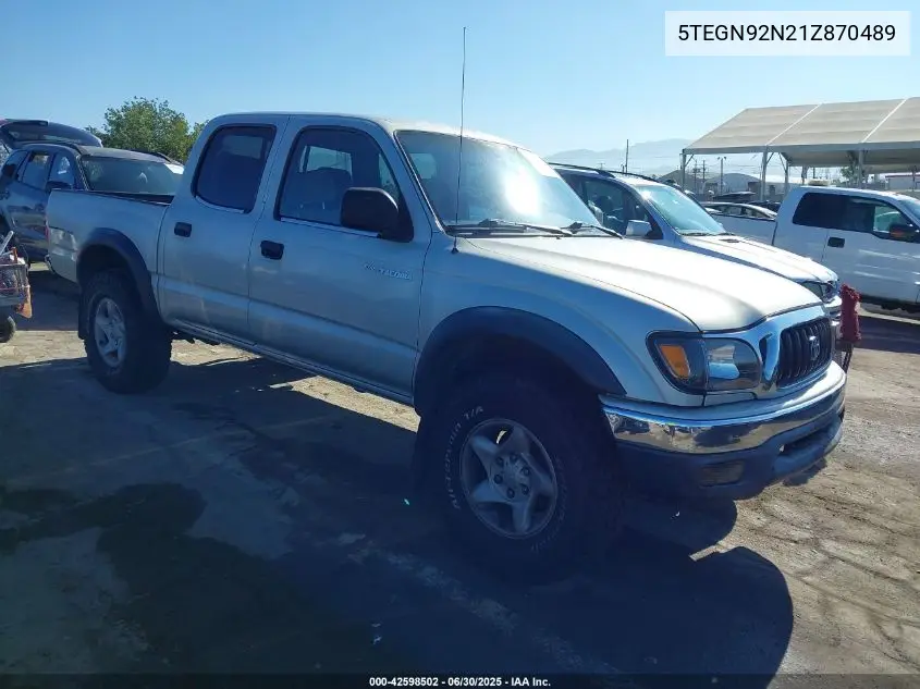 2001 Toyota Tacoma Prerunner V6 VIN: 5TEGN92N21Z870489 Lot: 42598502