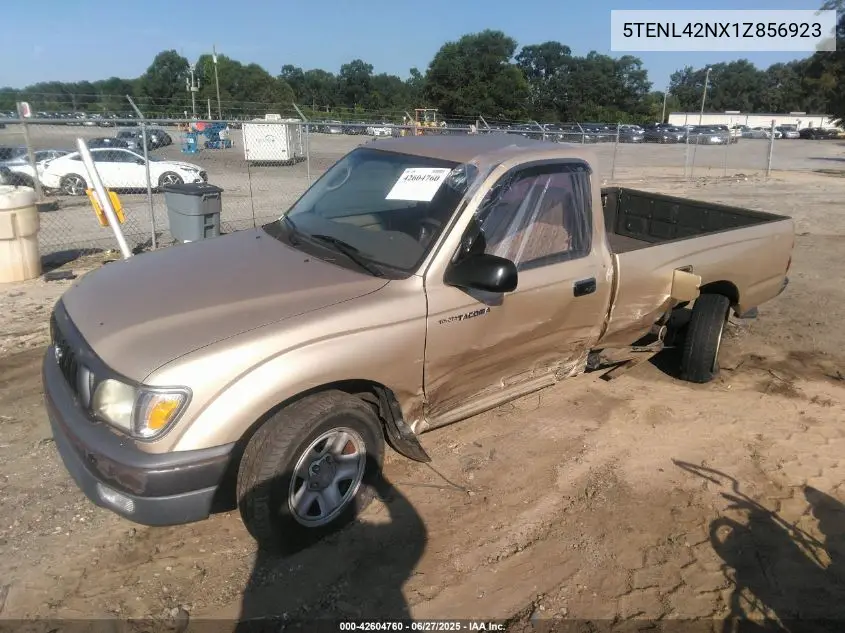 2001 Toyota Tacoma VIN: 5TENL42NX1Z856923 Lot: 42604760