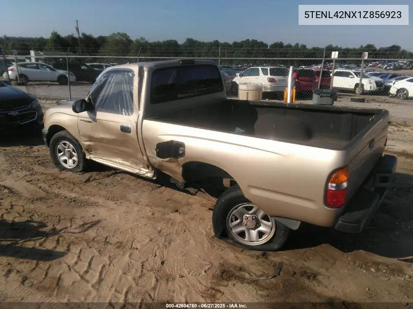 2001 Toyota Tacoma VIN: 5TENL42NX1Z856923 Lot: 42604760