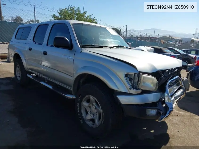 2001 Toyota Tacoma Prerunner V6 VIN: 5TEGN92N41Z850910 Lot: 42609994