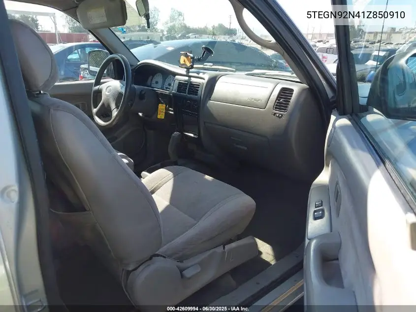 2001 Toyota Tacoma Prerunner V6 VIN: 5TEGN92N41Z850910 Lot: 42609994