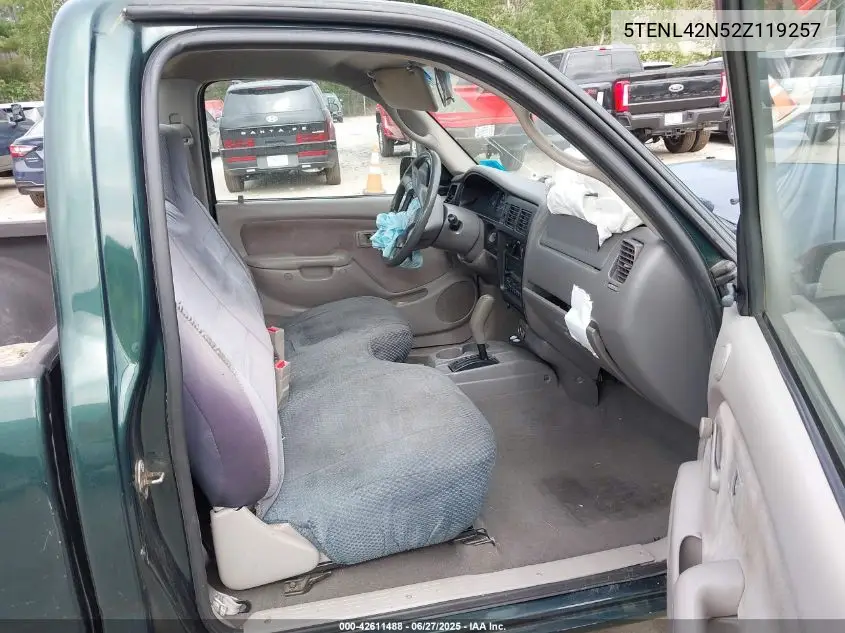 2002 Toyota Tacoma VIN: 5TENL42N52Z119257 Lot: 42611488