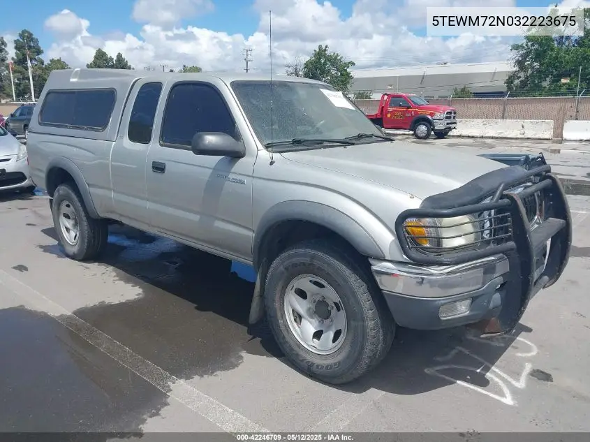 2003 Toyota Tacoma VIN: 5TEWM72N032223675 Lot: 42246709