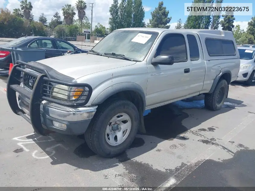 2003 Toyota Tacoma VIN: 5TEWM72N032223675 Lot: 42246709