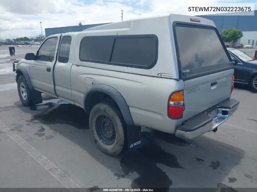 2003 Toyota Tacoma VIN: 5TEWM72N032223675 Lot: 42246709
