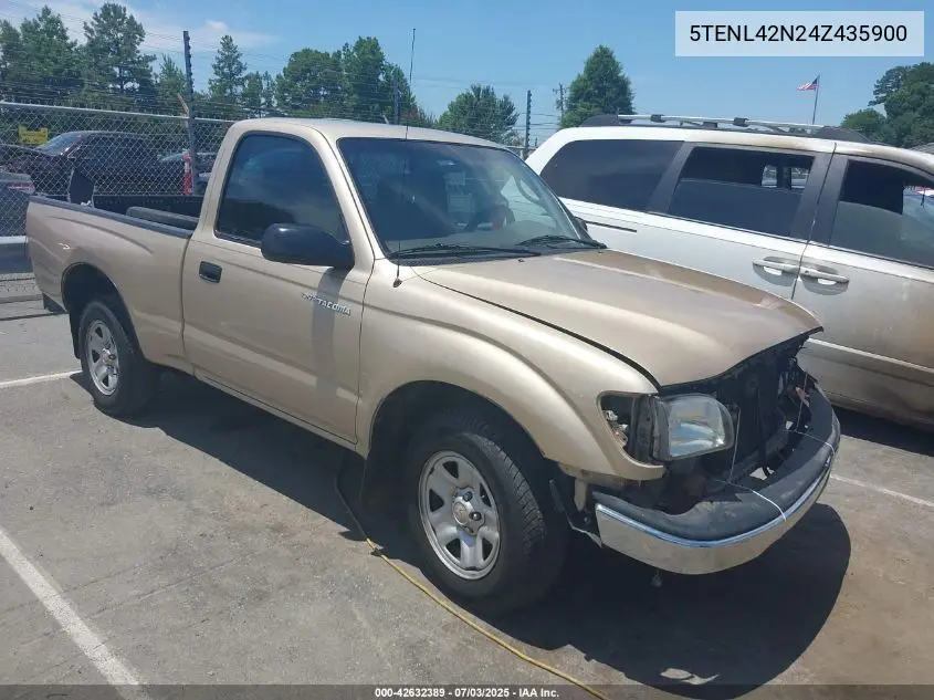 2004 Toyota Tacoma VIN: 5TENL42N24Z435900 Lot: 42632389