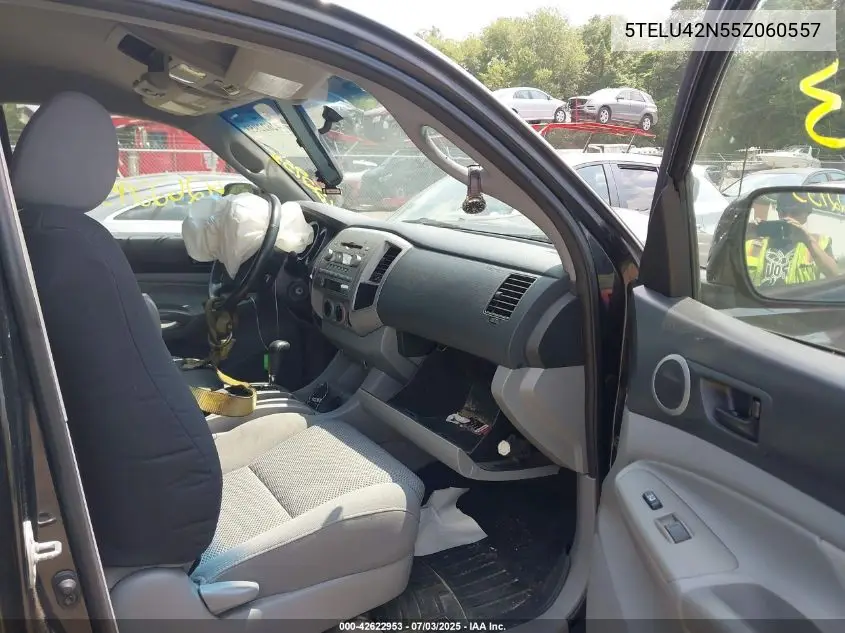 2005 Toyota Tacoma Base V6 VIN: 5TELU42N55Z060557 Lot: 42622953
