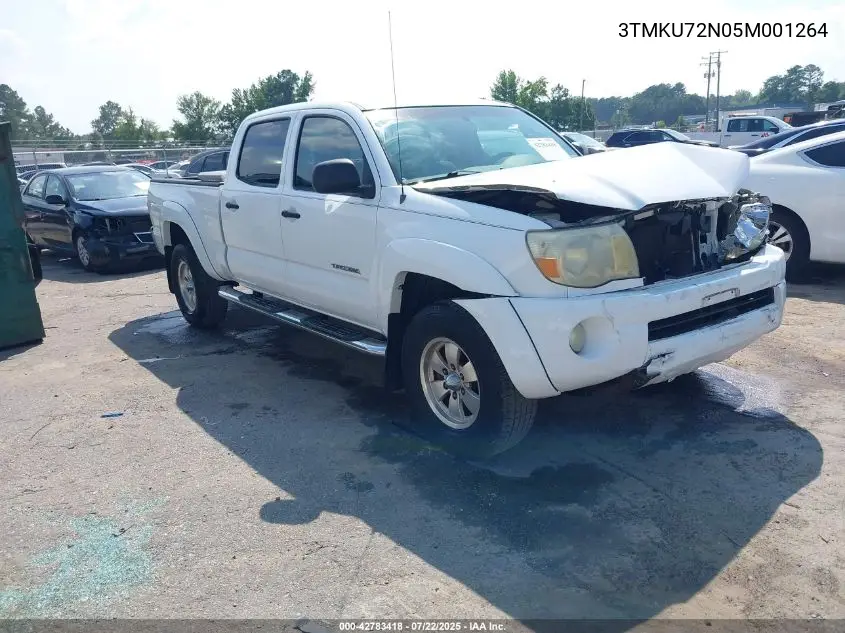 2005 Toyota Tacoma Prerunner V6 VIN: 3TMKU72N05M001264 Lot: 42783418