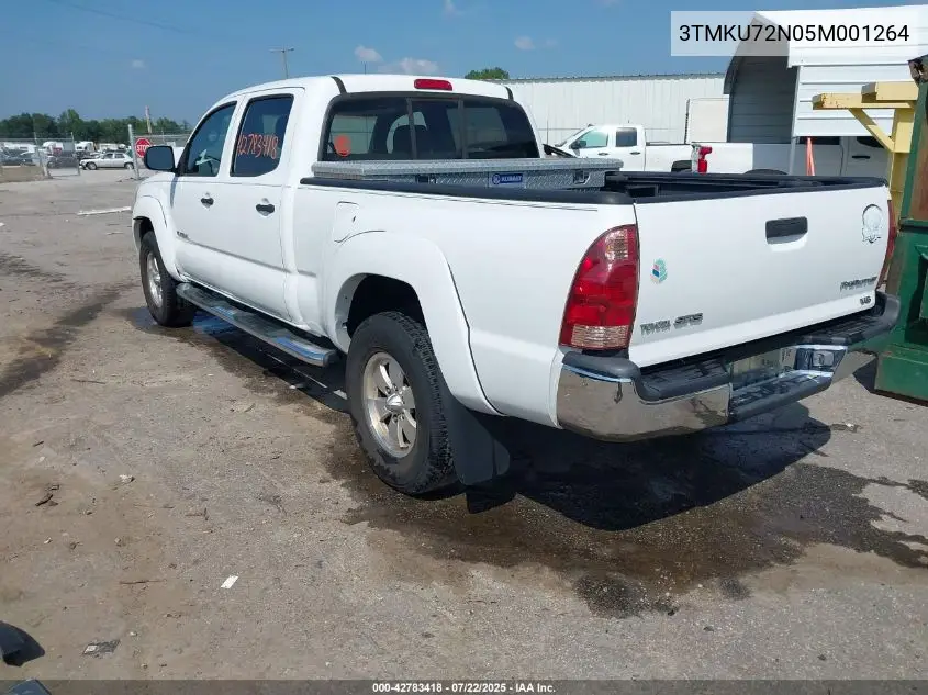 2005 Toyota Tacoma Prerunner V6 VIN: 3TMKU72N05M001264 Lot: 42783418