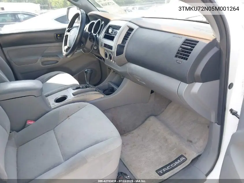 2005 Toyota Tacoma Prerunner V6 VIN: 3TMKU72N05M001264 Lot: 42783418