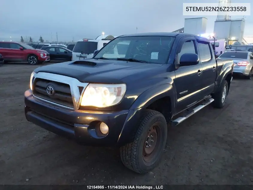 2006 Toyota Tacoma Double Cab Long Bed VIN: 5TEMU52N26Z233558 Lot: 12154985