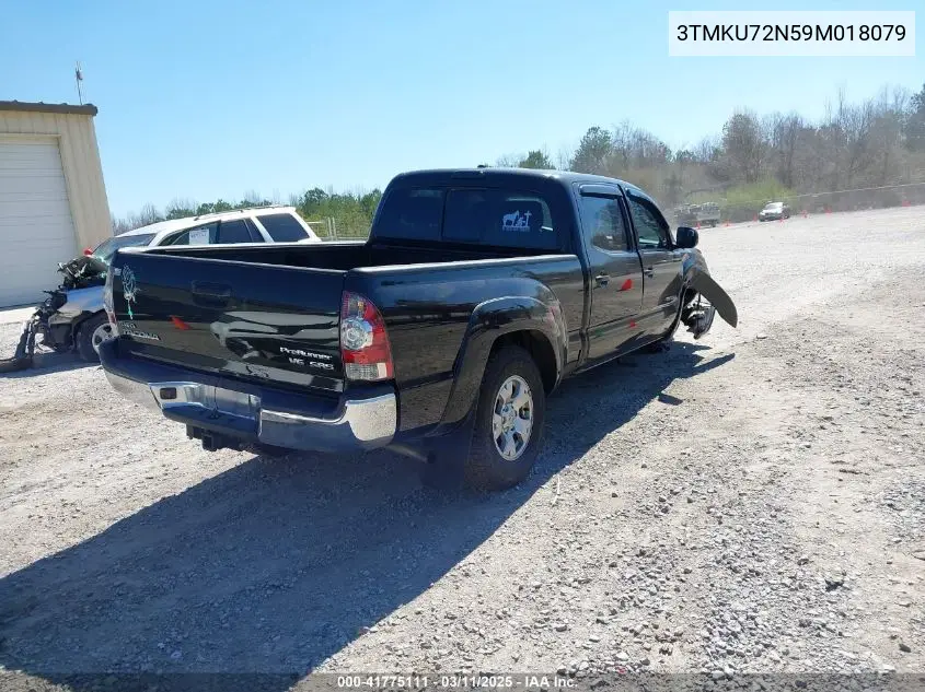 2009 Toyota Tacoma Prerunner V6 VIN: 3TMKU72N59M018079 Lot: 41775111