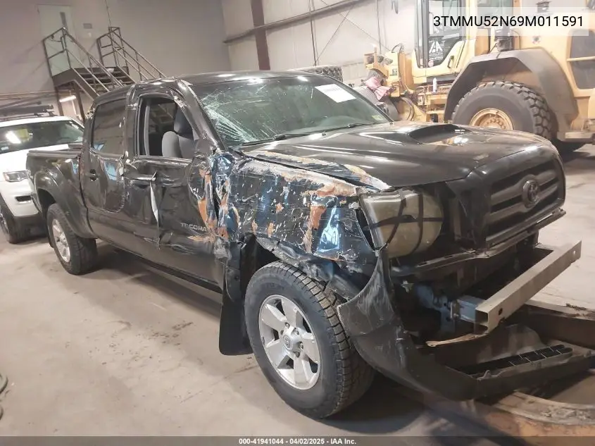 2009 Toyota Tacoma Double Cab Long Bed VIN: 3TMMU52N69M011591 Lot: 41941044