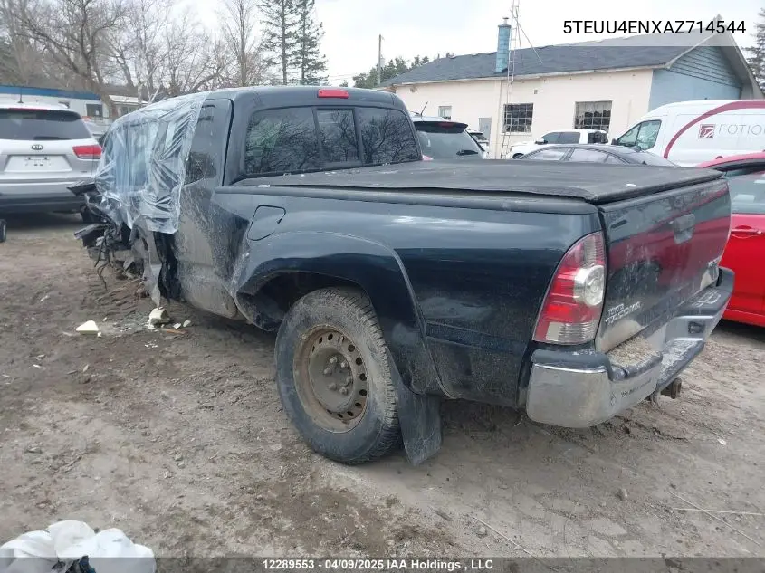 2010 Toyota Tacoma VIN: 5TEUU4ENXAZ714544 Lot: 12289553