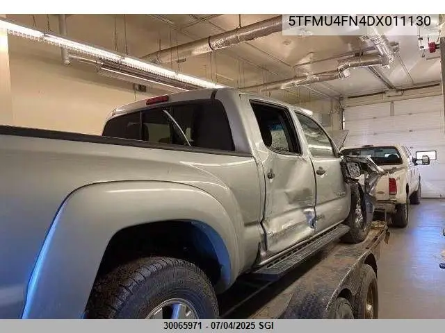 2013 Toyota Tacoma Double Cab Long Bed VIN: 5TFMU4FN4DX011130 Lot: 30065971
