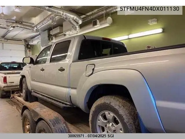 2013 Toyota Tacoma Double Cab Long Bed VIN: 5TFMU4FN4DX011130 Lot: 30065971
