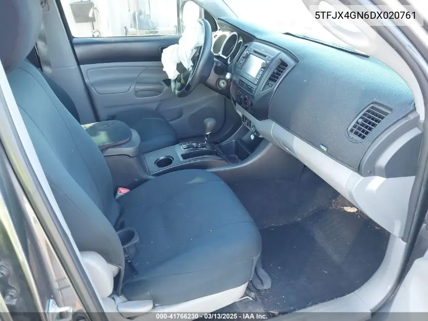 2013 Toyota Tacoma Prerunner VIN: 5TFJX4GN6DX020761 Lot: 41766230