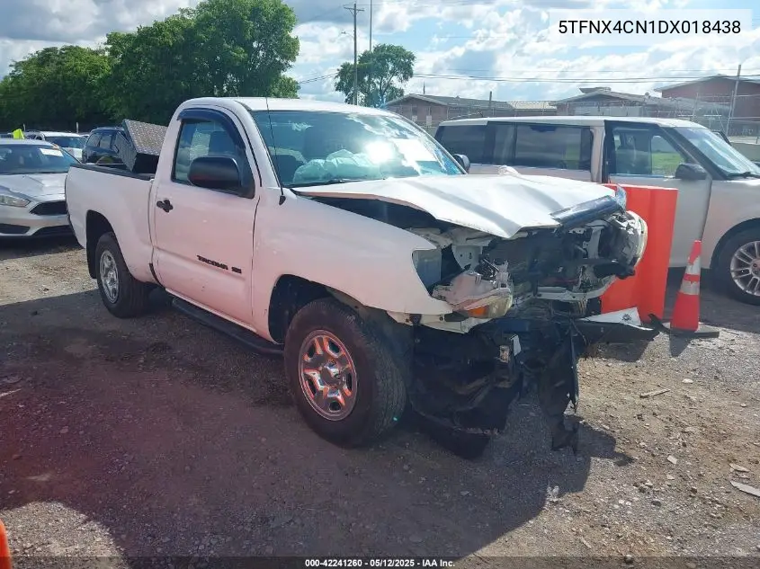 2013 Toyota Tacoma VIN: 5TFNX4CN1DX018438 Lot: 42241260