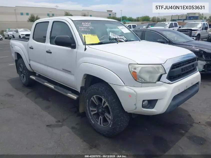 2014 Toyota Tacoma Prerunner V6 VIN: 5TFJU4GN1EX053631 Lot: 42207570