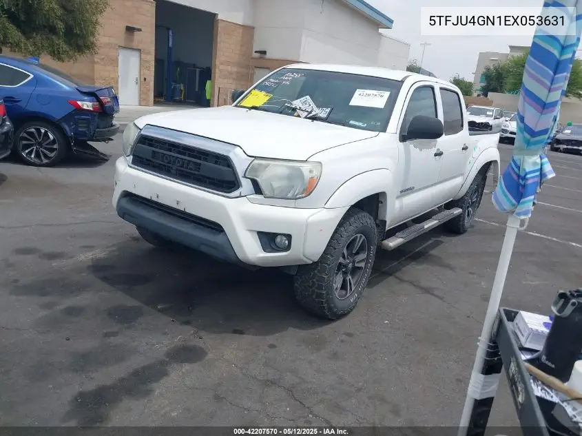 2014 Toyota Tacoma Prerunner V6 VIN: 5TFJU4GN1EX053631 Lot: 42207570