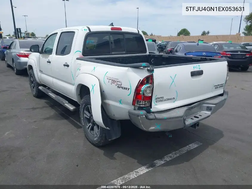 2014 Toyota Tacoma Prerunner V6 VIN: 5TFJU4GN1EX053631 Lot: 42207570