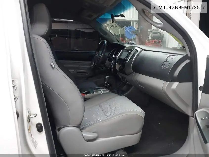2014 Toyota Tacoma Prerunner V6 VIN: 3TMJU4GN9EM172517 Lot: 42257530