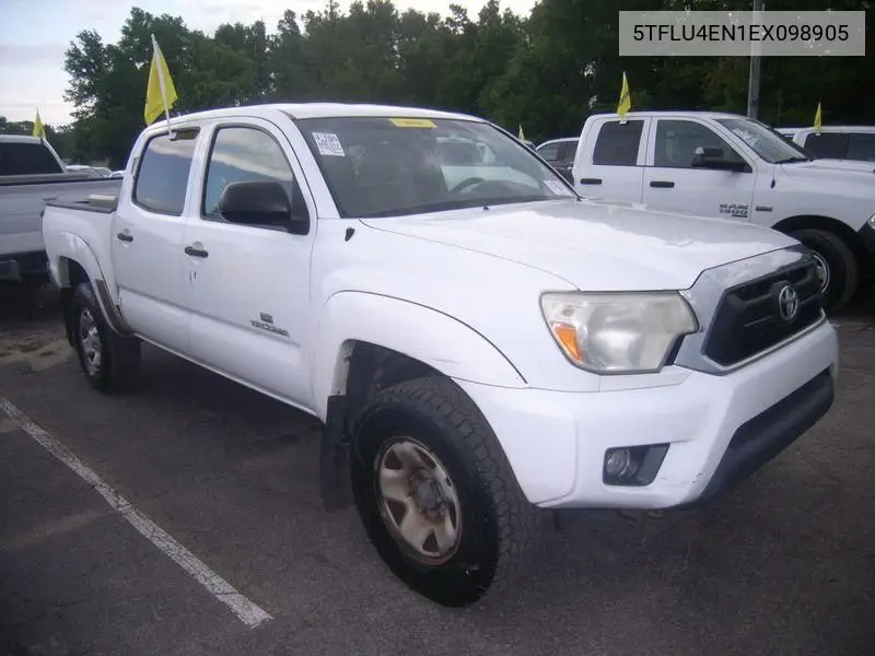 2014 Toyota Tacoma Base V6 VIN: 5TFLU4EN1EX098905 Lot: 42262650