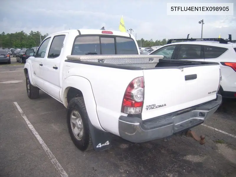 2014 Toyota Tacoma Base V6 VIN: 5TFLU4EN1EX098905 Lot: 42262650