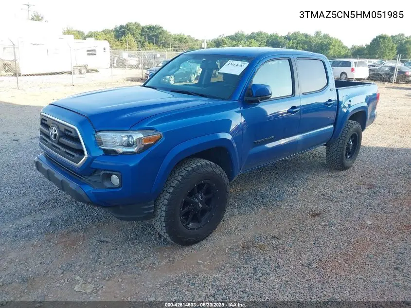 2017 Toyota Tacoma Sr5 V6 VIN: 3TMAZ5CN5HM051985 Lot: 42614603