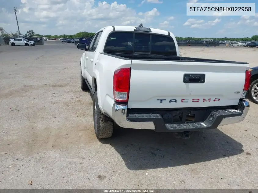 2017 Toyota Tacoma Sr5 V6 VIN: 5TFAZ5CN8HX022958 Lot: 42615277