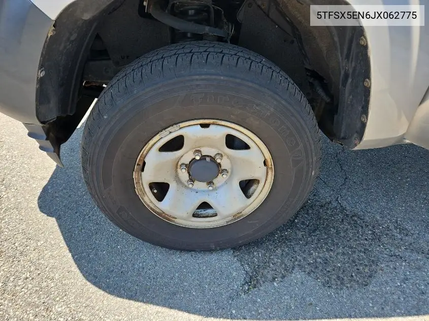 2018 Toyota Tacoma Access Cab/Sr/Sr5 VIN: 5TFSX5EN6JX062775 Lot: 42666688
