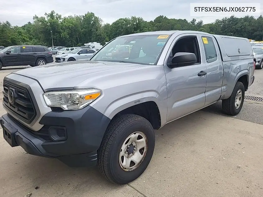 2018 Toyota Tacoma Access Cab/Sr/Sr5 VIN: 5TFSX5EN6JX062775 Lot: 42666688