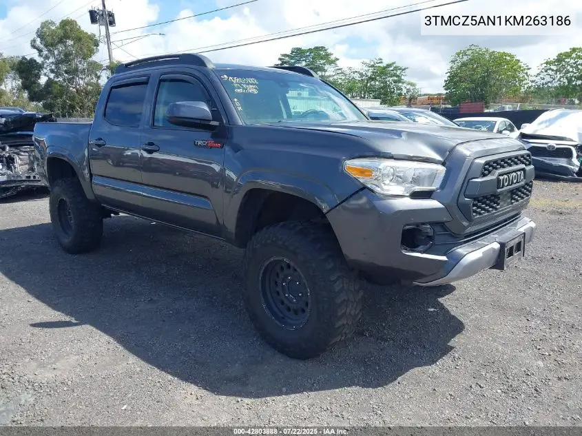 2019 Toyota Tacoma Sr V6 VIN: 3TMCZ5AN1KM263186 Lot: 42803888