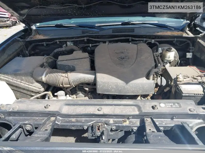 2019 Toyota Tacoma Sr V6 VIN: 3TMCZ5AN1KM263186 Lot: 42803888