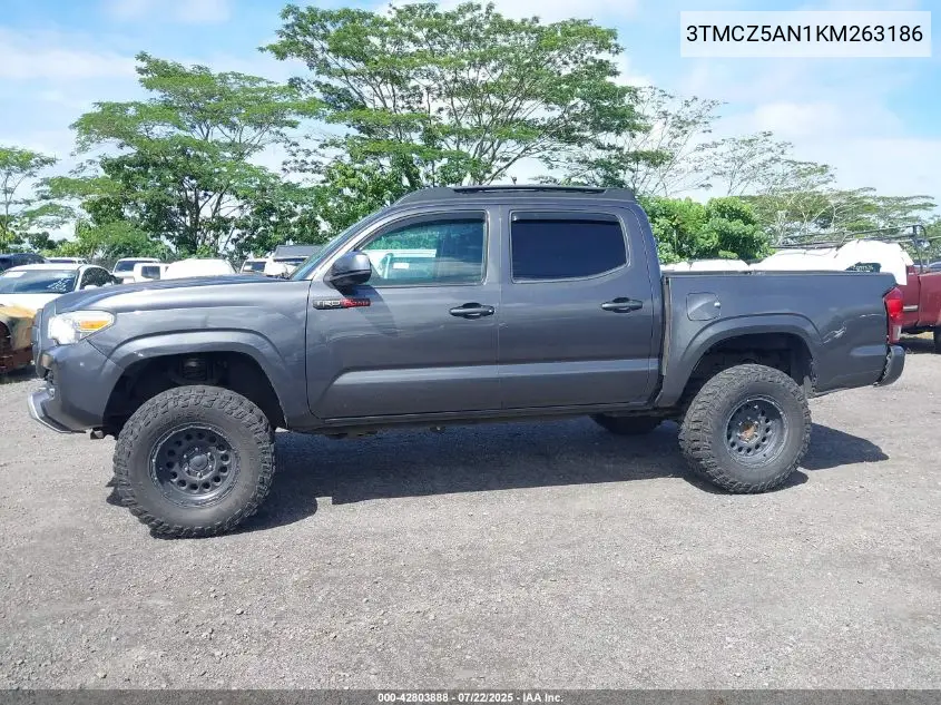 2019 Toyota Tacoma Sr V6 VIN: 3TMCZ5AN1KM263186 Lot: 42803888
