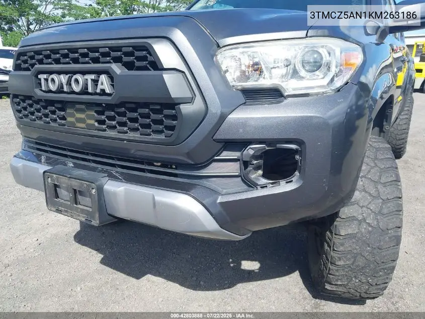 2019 Toyota Tacoma Sr V6 VIN: 3TMCZ5AN1KM263186 Lot: 42803888