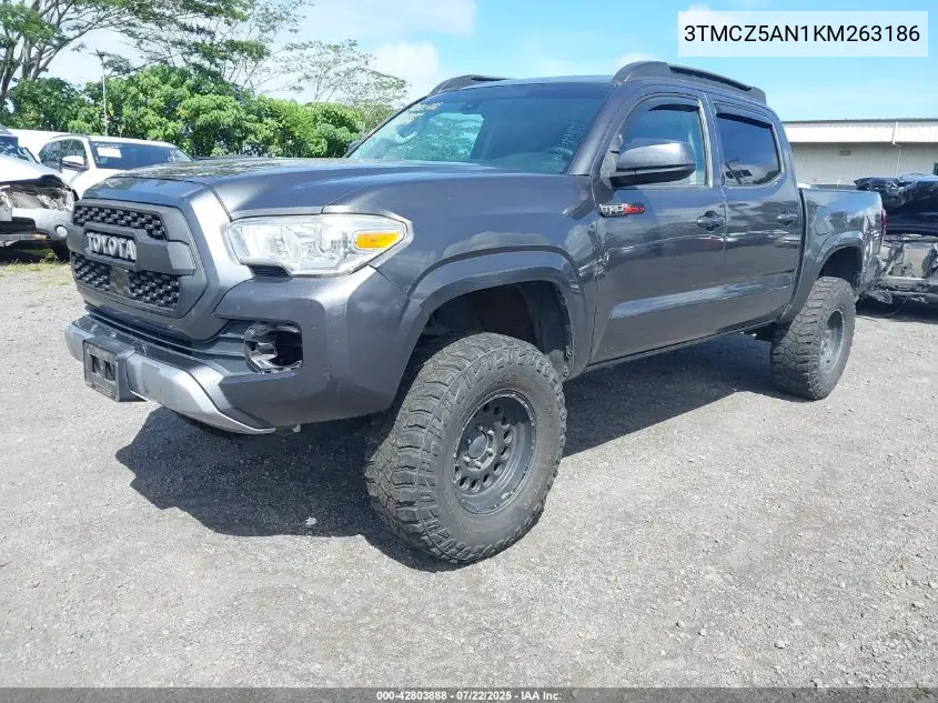 2019 Toyota Tacoma Sr V6 VIN: 3TMCZ5AN1KM263186 Lot: 42803888