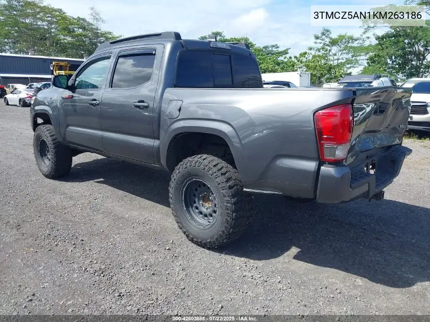 2019 Toyota Tacoma Sr V6 VIN: 3TMCZ5AN1KM263186 Lot: 42803888