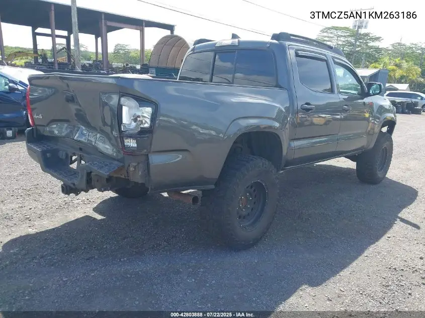 2019 Toyota Tacoma Sr V6 VIN: 3TMCZ5AN1KM263186 Lot: 42803888