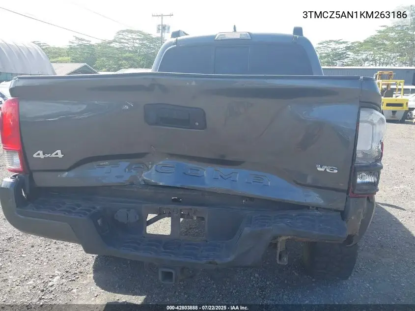 2019 Toyota Tacoma Sr V6 VIN: 3TMCZ5AN1KM263186 Lot: 42803888