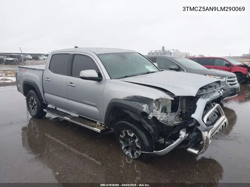 2020 Toyota Tacoma Trd Off-Road VIN: 3TMCZ5AN9LM290069 Lot: 41938380