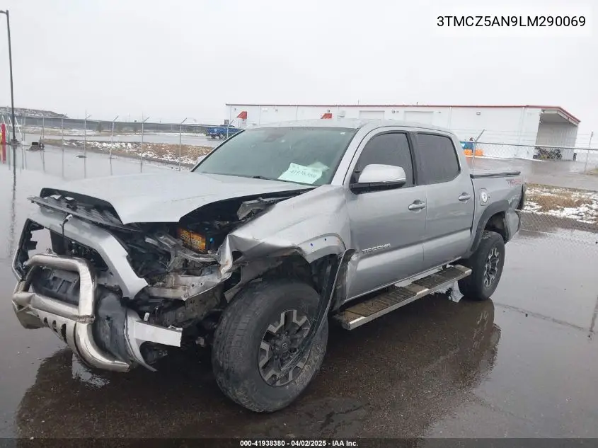 2020 Toyota Tacoma Trd Off-Road VIN: 3TMCZ5AN9LM290069 Lot: 41938380