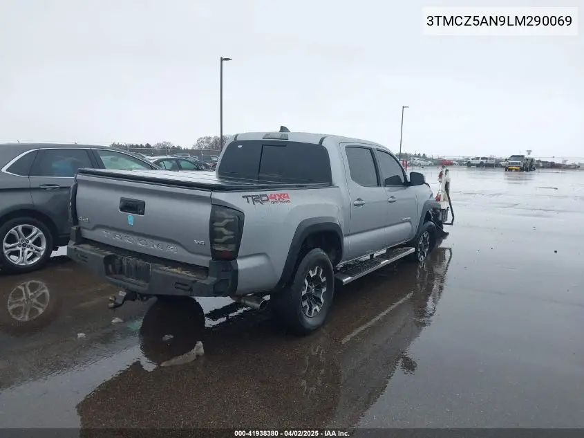 2020 Toyota Tacoma Trd Off-Road VIN: 3TMCZ5AN9LM290069 Lot: 41938380