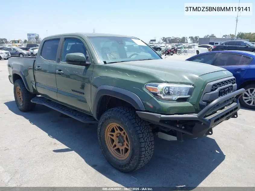 2021 Toyota Tacoma Trd Off-Road VIN: 3TMDZ5BN8MM119141 Lot: 42620001
