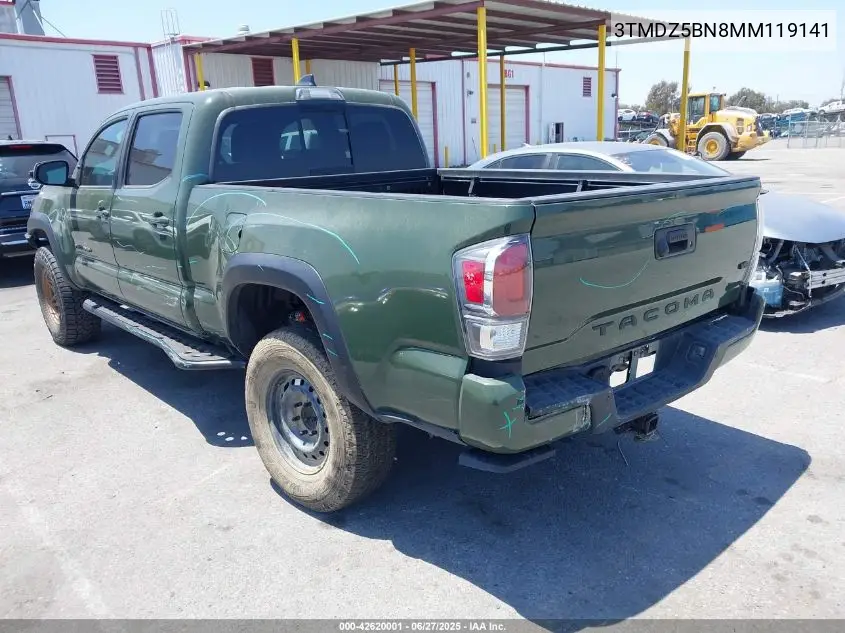2021 Toyota Tacoma Trd Off-Road VIN: 3TMDZ5BN8MM119141 Lot: 42620001